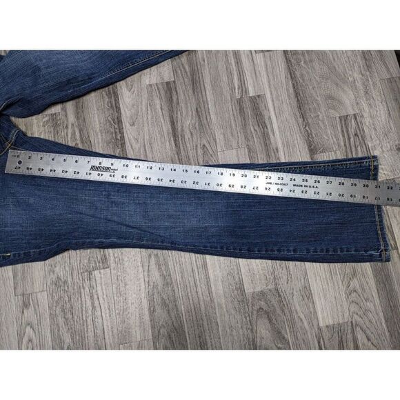 (3/$35) Tommy Hilfiger American Hope Classic Rise Bootcut Denim Blue Jeans - Picture 10 of 12